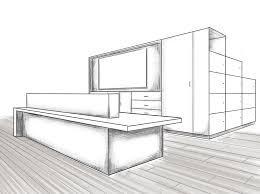 Reception Desk Casework Design