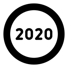 2020 Text Symbols New Year Letters Icon