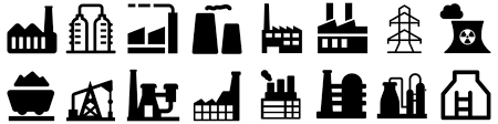 Manufacturing Plant Icon Images