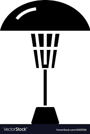 Patio Heater Icon Black Sign Royalty