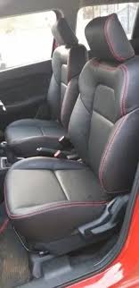 Seater Black Car Leather Seat Cover