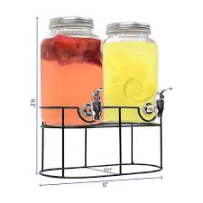 Jar Glass Food Grade Beverage Dispenser