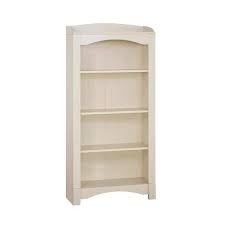 Antique White 4 Shelf Standard Bookcase