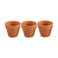 Mini Terracotta Pots 3 Pack Anko