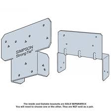 simpson strong tie post to beam bracket