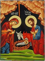 Nativity Of Our Lord Icon Virgin Mary