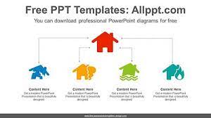 House Icon Powerpoint Diagram Template