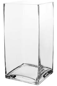 12 Decorative Square Cube Glass Vase