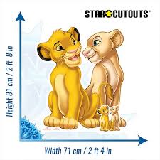 Lion King Star Mini Cardboard Cutout 81cm