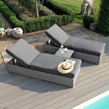 Maze Ascot Rattan Sun Lounger Set