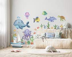 Kids Nursery Undersea Wall Decals Cute