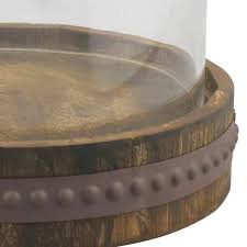 Wood Bell Shape Cloche Sb 5394a