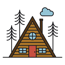 Outside Nature House Cabin Png Svg