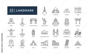 Print World Building Famous Landmark