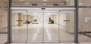 Frameless Glass Doors Pattern Plain