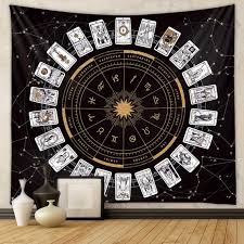 Tarot Tapestry Zodiac Wall Hanging