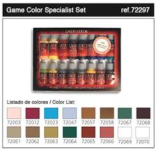 Vallejo Specialist Game Color Paint Set