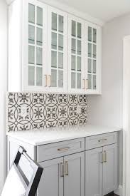 Butlers Pantry With Cement Tile
