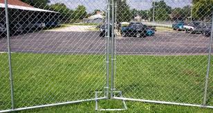 Temporary Chain Link Fence Panel Is