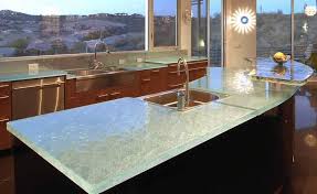 Stunning Custom Glass Kitchen Countertops