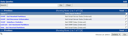 custom indexed snmp data query