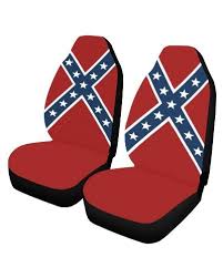 Confederate Battle Flag Car Seat Covers