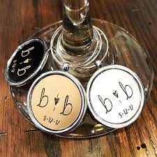 Personalized Wine Glass Charm Wedding