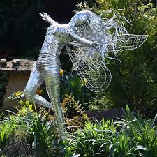 Kaida Fairy Metal Wire Garden Sculpture