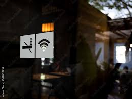 Free Wifi Decal Sticker Signs Pasted