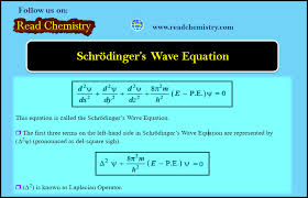 Schrödinger Wave Equation Read Chemistry