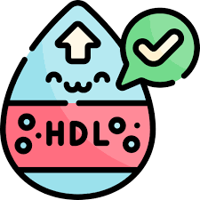 Good Cholesterol Kawaii Lineal Color Icon