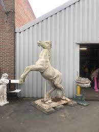 Superb Large Horse Garden Statue