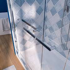 Sliding Framed Shower Door In Chrome