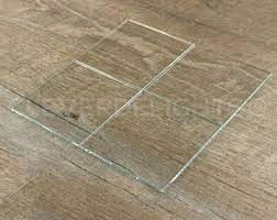 5 Pk 4 Square Glass Tile Clear