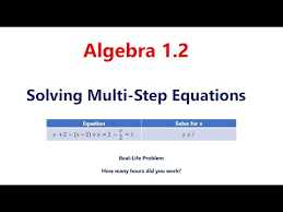 Solving Multi Step Equations Fnf805