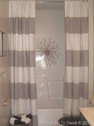 Hanging Double Shower Curtains Shower Art