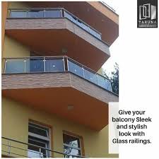 Balcony Glass Railing For Home At Rs