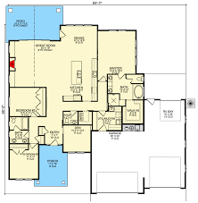 3 Bed Craftsman Ranch House Plan With