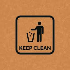 Keep Clean Vector Art Icons And