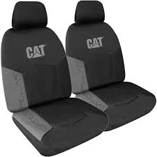 Car Seat Covers Canvas Grey