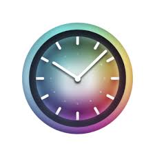 Icon With Clock For App On The