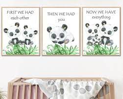 Buy Panda Wall Decor Quote Art Print