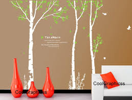 Wall Decals Trees 3 Birch Trees Wall