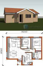 2 Bedroom House Plan Lc70c Simple