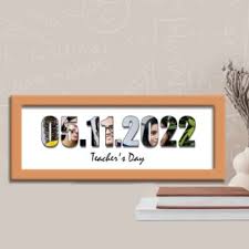 Personalized Frame The Date Teachers Day