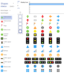 Using Icon Sets Shapes To Display Shape