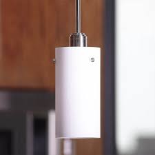 One Light Pendant With Glass Cylinder