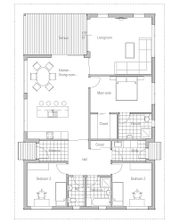 Small House Plan Ch72 For Modern Family