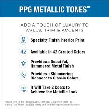 Ppg Metallic Tones 1 Gal Mtl113