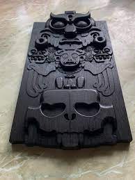 Aztec Mayan Wooden Wall Art Carved